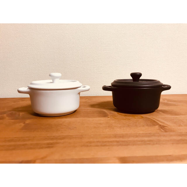 STAUB(ストウブ)のGWセール　ストウブ  ミニココット  マットブラック　マットホワイト インテリア/住まい/日用品のキッチン/食器(食器)の商品写真