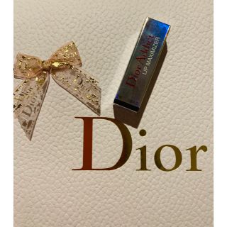 クリスチャンディオール(Christian Dior)のディオール  アディクト リップ マキシマイザー  ミニ 001 ピンク 箱付(リップケア/リップクリーム)