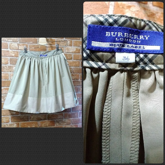 BURBERRY BLUE LABEL(バーバリーブルーレーベル)のBURBERRY LONDON BLUE LABELフレアスカート レディースのスカート(ミニスカート)の商品写真