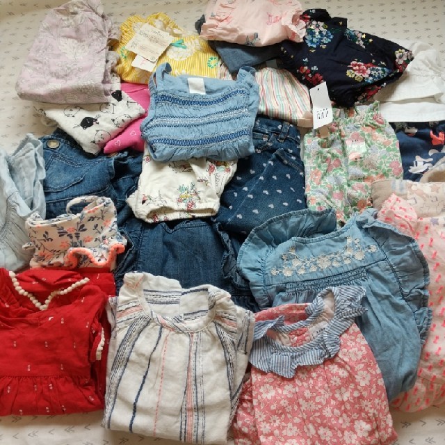 なものばか ベビー服 女の子 まとめ売り 50~80cm ⓮ていなかっ
