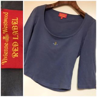 ヴィヴィアンウエストウッド(Vivienne Westwood)のVivienneWestwoodREDLABEL可愛い七分袖Tシャツ　イタリア製(Tシャツ(長袖/七分))