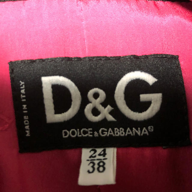 ドルチェアンドガッバーナ ジャケット ピンクの裏地 イタリア 38サイズ