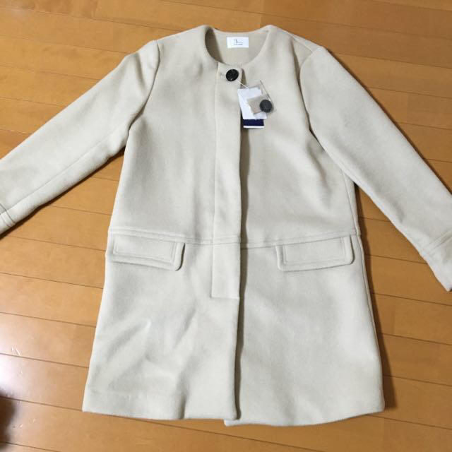 le.coeur blanc - 新品タグ付☆ノーカラーコート