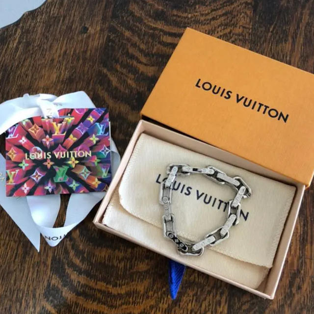 LOUIS VUITTON(ルイヴィトン)のLOUIS VUITTON ルイヴィトン コリエ チェーンブレスレット メンズのアクセサリー(ブレスレット)の商品写真