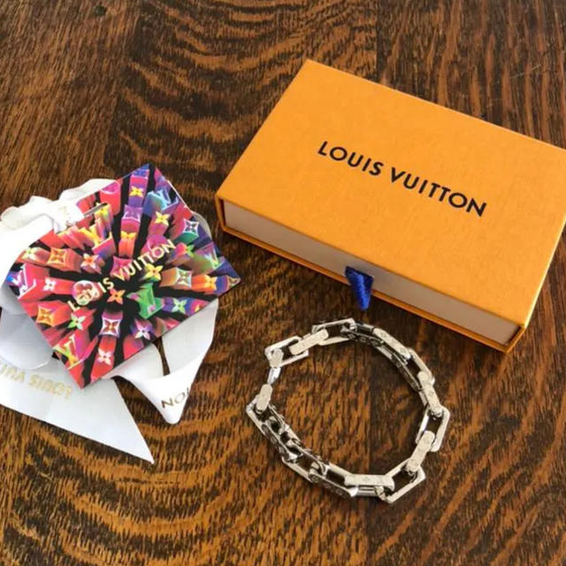 LOUIS VUITTON(ルイヴィトン)のLOUIS VUITTON ルイヴィトン コリエ チェーンブレスレット メンズのアクセサリー(ブレスレット)の商品写真