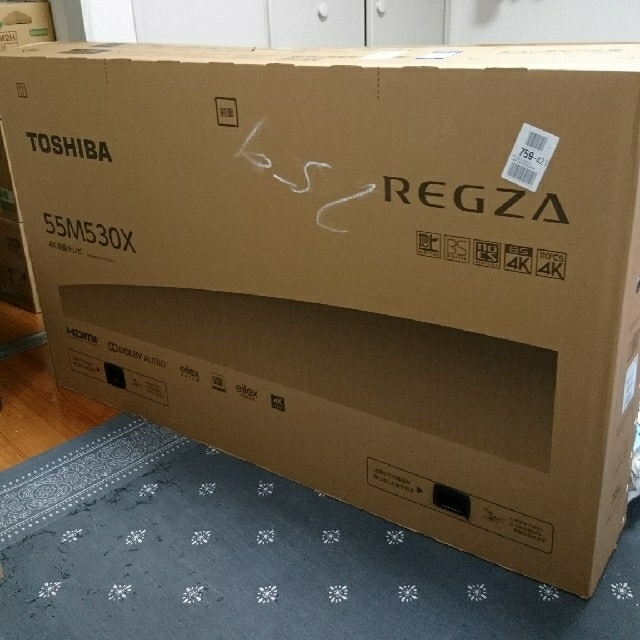 東芝 - TOSHIBA REGZA 55インチ 4K液晶テレビ 55M530Xの通販 by ...