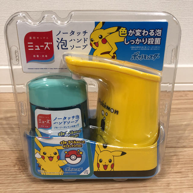 ミューズ　ノータッチ泡ハンドソープ　ポケモン　4個セット