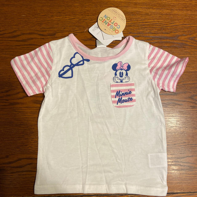 Disney(ディズニー)の子供　ミニーTシャツ キッズ/ベビー/マタニティのキッズ服女の子用(90cm~)(Tシャツ/カットソー)の商品写真