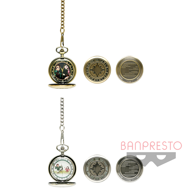 BANDAI(バンダイ)の鬼滅の刃 懐中時計 セット エンタメ/ホビーのおもちゃ/ぬいぐるみ(キャラクターグッズ)の商品写真