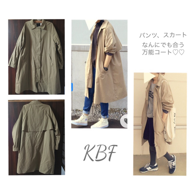 KBF(ケービーエフ)のKBF♡ボーイフレンドコート レディースのジャケット/アウター(ロングコート)の商品写真