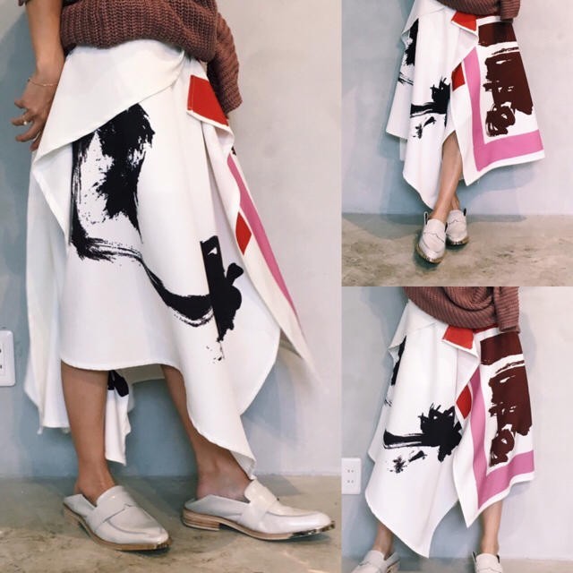 Ameri VINTAGE(アメリヴィンテージ)の未使用 アメリヴィンテージ ARIA WRAP SKIRT レディースのスカート(ロングスカート)の商品写真