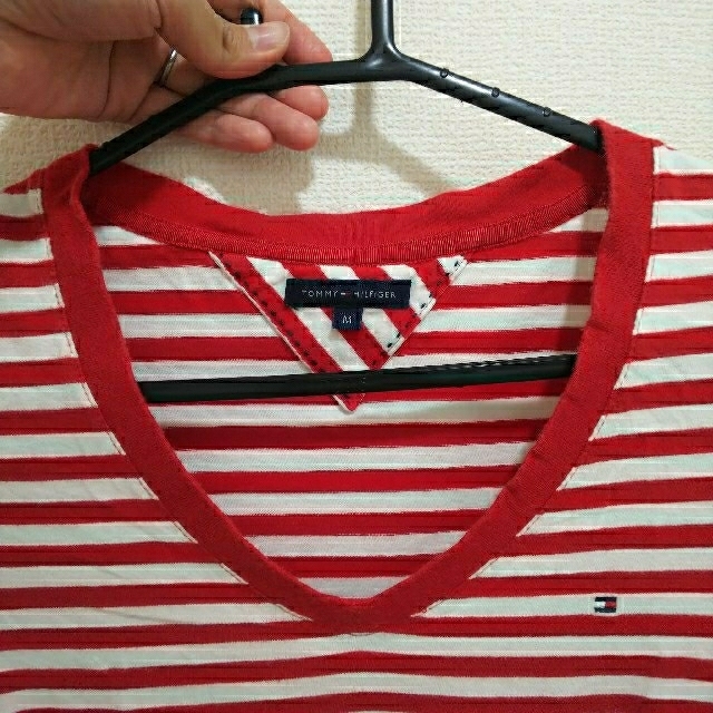 TOMMY HILFIGER(トミーヒルフィガー)の☆アッキー様専用☆ TOMMY HILFIGER ボーダー Tシャツ レディースのトップス(Tシャツ(半袖/袖なし))の商品写真