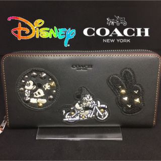 コーチ(COACH)のプレゼントにも❤️新品コーチ×ディズニーコラボ ライダーミッキー 長財布(財布)