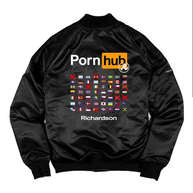 Richardson×pornhub ボンバージャケット 【予約】 48450円 www.gold ...