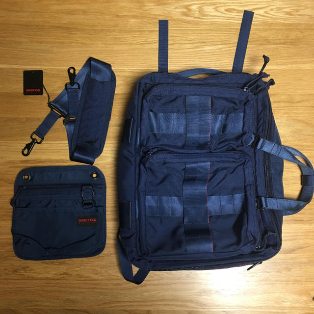 アークテリクスBRIEFING × BEAMS PLUS 別注 “3WAY BAG”NAVY