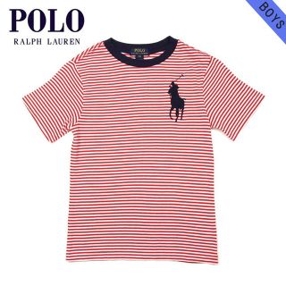 ラルフローレン(Ralph Lauren)のラルフローレンキッズビッグポニーボーダーTシャツ115(Tシャツ/カットソー)