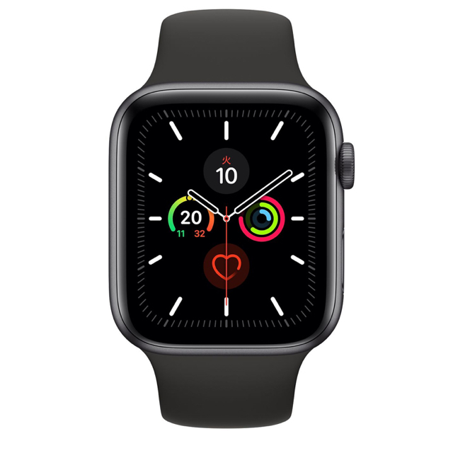 Apple Watch(アップルウォッチ)のApple Watch Series5 GPSモデル スペースグレイ 44mm メンズの時計(腕時計(デジタル))の商品写真