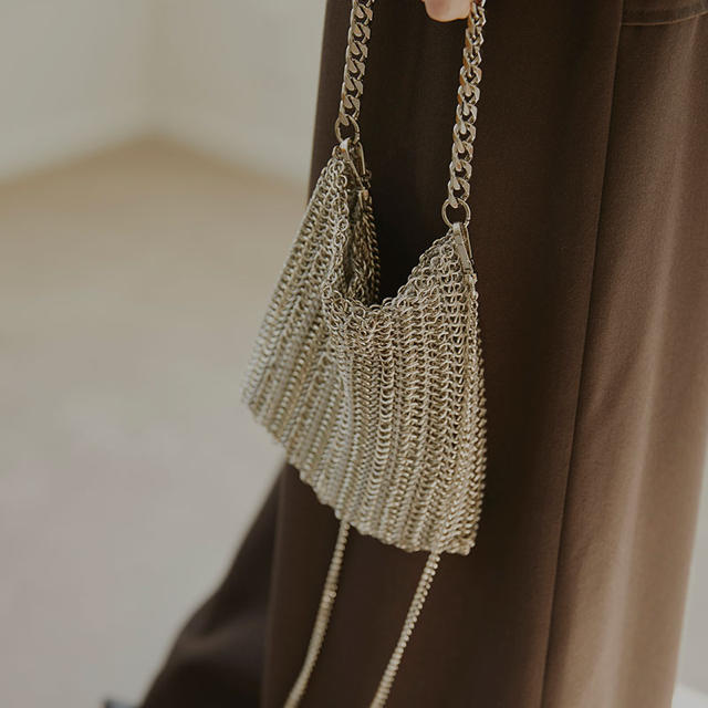 Ameri VINTAGE  HEAVY CHAIN MESH BAG