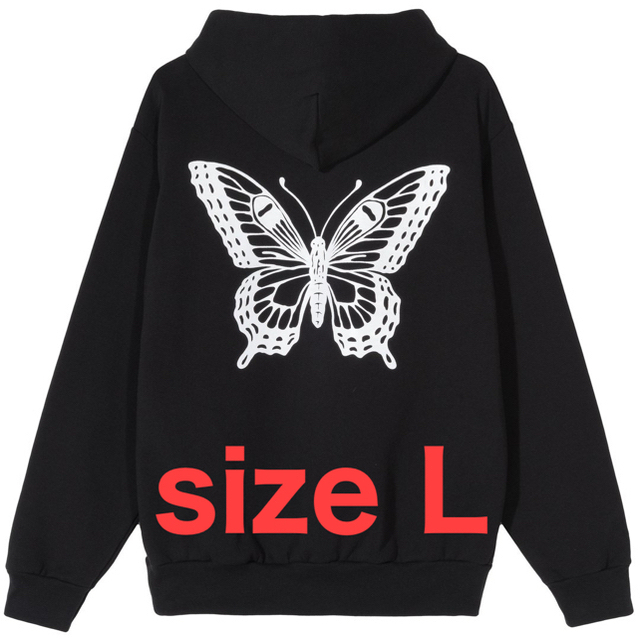 M girls don't cry BUTTERFLY HOODY パーカー