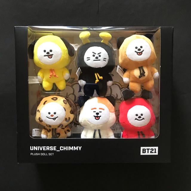 BT21 CHEWY CHEWY CHIMMY ドールセット　本日限定出品！