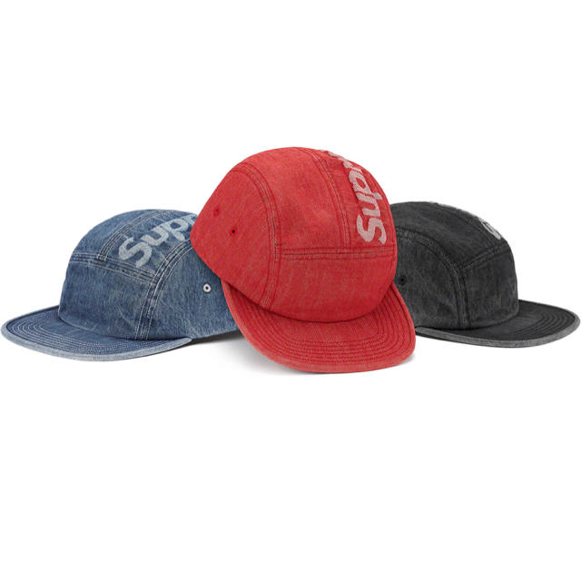 Supreme(シュプリーム)の19’F/W Week12  Top Logo Denim Camp Cap メンズの帽子(キャップ)の商品写真