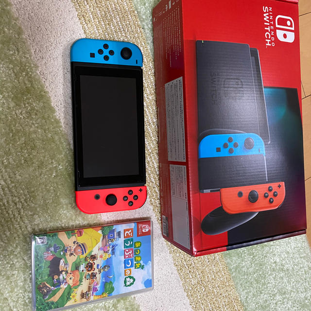 任天堂　Switch スイッチ　美品　どうぶつの森　新品セット