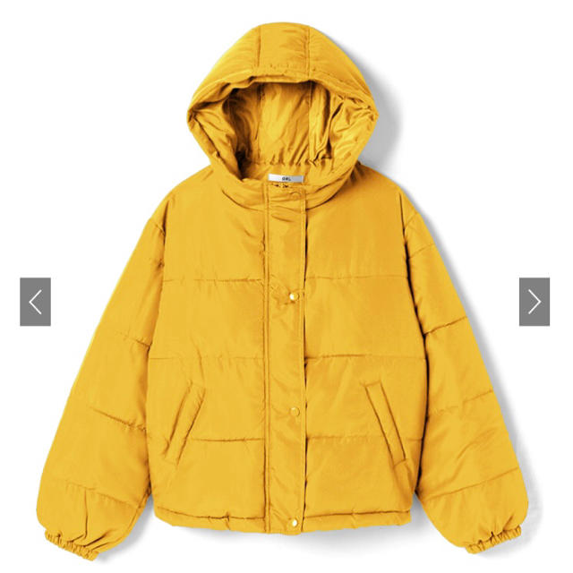 GRL(グレイル)のカラーフードエコダウンジャケット レディースのジャケット/アウター(ダウンジャケット)の商品写真