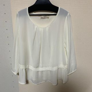 ナノユニバース(nano・universe)のBroderie & Co 裾フリルシフォンブラウス(シャツ/ブラウス(長袖/七分))