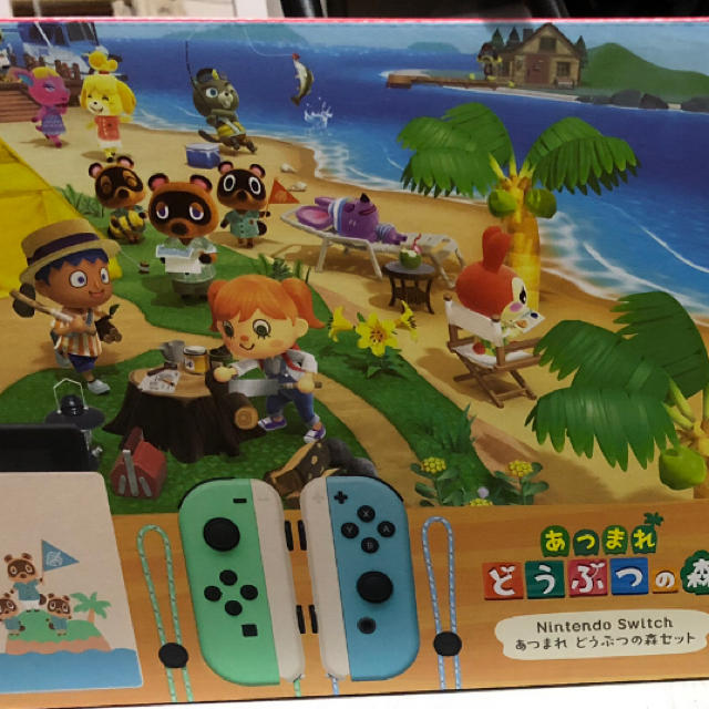 Nintendo Switch(ニンテンドースイッチ)のあつまれどうぶつの森 Nintendo Switch 本体セット 同梱版 エンタメ/ホビーのゲームソフト/ゲーム機本体(家庭用ゲーム機本体)の商品写真