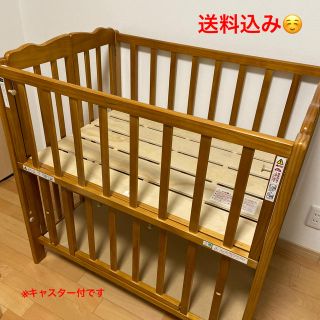 大和屋 - 【はら様専用】大和屋 パタン 折りたたみミニベビーベッド の