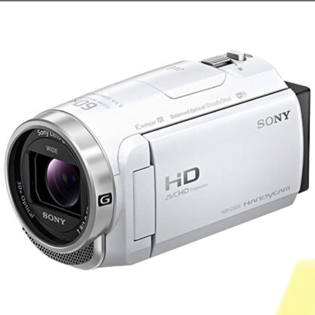 新品未使用 SONY HDR-CX680-W ホワイト ハンディカム お気にいる www