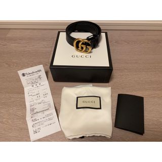 グッチ(Gucci)の【t@o様専用】GUCCI グッチ ggマーモント　3cmベルト　サイズ75(ベルト)