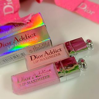 ディオール(Dior)の(週末限定値下げ)ディオール マキシマイザー ミニ 2本セット  新品未使用品(リップグロス)