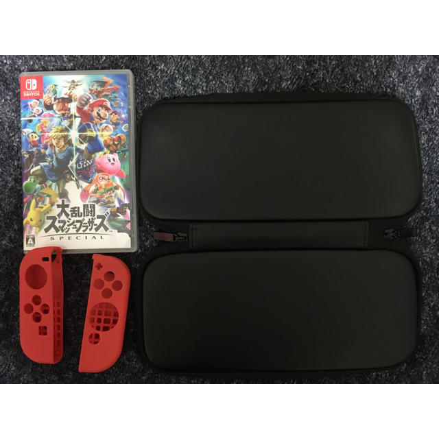 Nintendo Switch(ニンテンドースイッチ)の任天堂Switch 本体　ダークグレー　中古 エンタメ/ホビーのゲームソフト/ゲーム機本体(家庭用ゲーム機本体)の商品写真