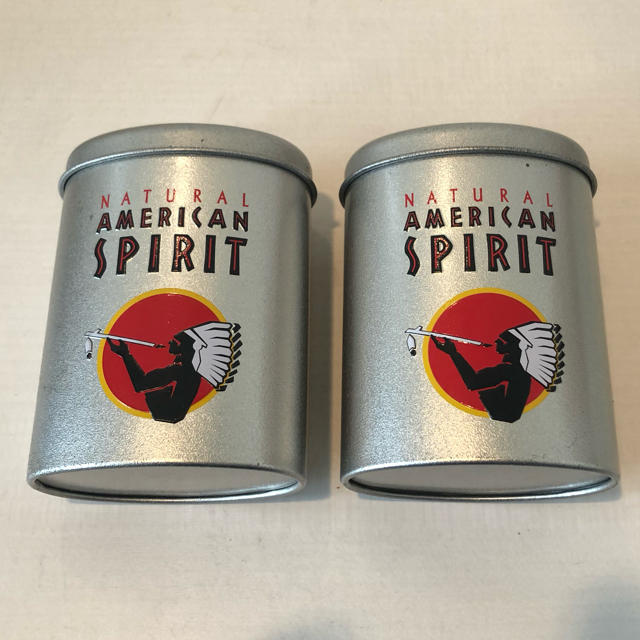 アメリカンスピリット缶タバコケース 2個セット 未使用品 アメスピ