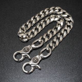 クロムハーツ(Chrome Hearts)のCHROME HEARTS 2クリップクラシックロングウォレットチェーン(ウォレットチェーン)