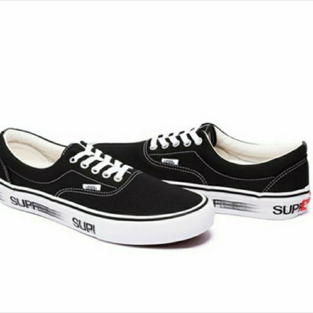 supreme vans motion logo black era pro