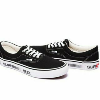 シュプリーム(Supreme)のsupreme vans motion logo black era pro(スニーカー)