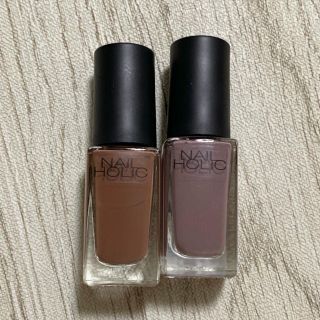 ネイルホリック(NAIL HOLIC)のNAIL HOLIC ブラウン系　2本セット(マニキュア)