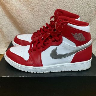 ナイキ(NIKE)のNIKE AIR JORDAN 1 シルバーメダル(スニーカー)