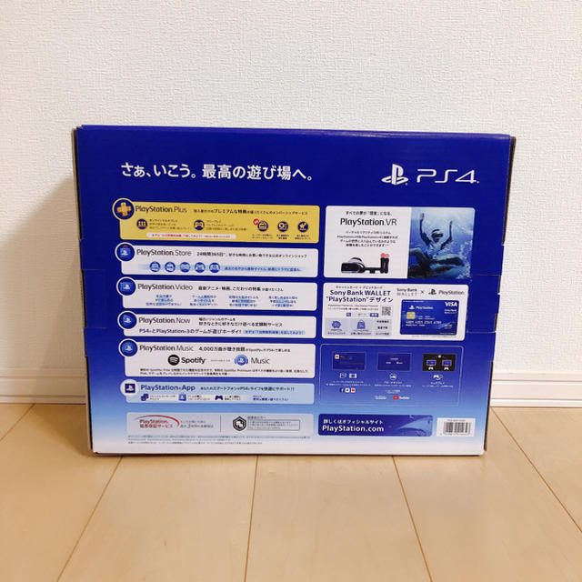 PlayStation4 本体 ジェットブラック 500GB　新品保証書 PS4