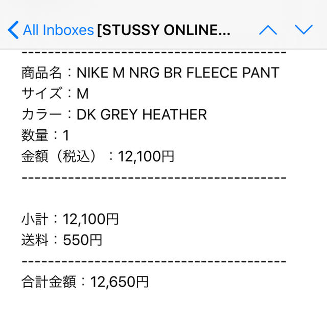 STUSSY(ステューシー)のNike X Stussy Fleece 上下セット メンズのトップス(スウェット)の商品写真