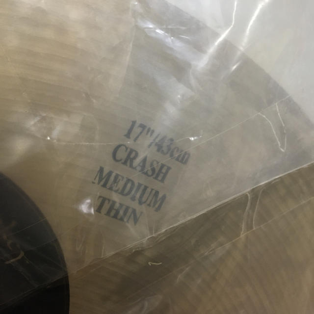 未開封 TURKISH CLASSIC MEDIUM THIN CRASH 17 楽器のドラム(シンバル)の商品写真