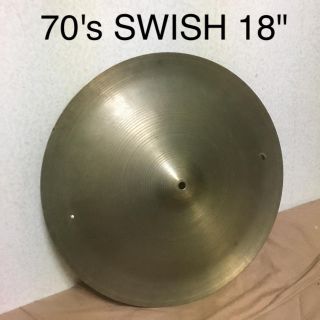 70-80's A-Zildjian SWISH 18インチ 中古シンバルの通販 by またむね