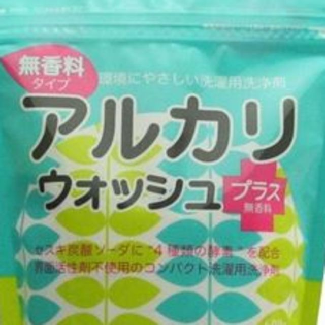 売切れ日本製 アルカリウォッシュプラス　洗濯洗剤　無香料　６００ｇ ちのしお社  インテリア/住まい/日用品の日用品/生活雑貨/旅行(洗剤/柔軟剤)の商品写真