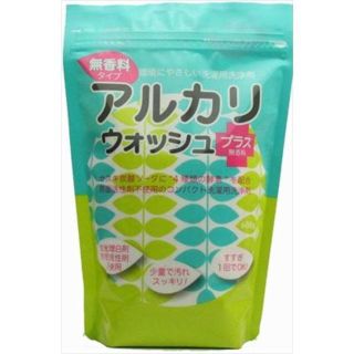 売切れ日本製 アルカリウォッシュプラス　洗濯洗剤　無香料　６００ｇ ちのしお社 (洗剤/柔軟剤)