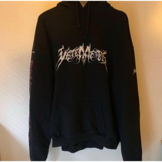 ピースマイナスワン(PEACEMINUSONE)のvetements tfdパーカーSサイズ(パーカー)