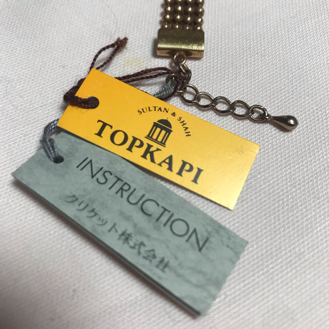 TOPKAPI(トプカピ)のブレスレット　トブカピ　未使用品　シンプル　ゴールド レディースのアクセサリー(ブレスレット/バングル)の商品写真