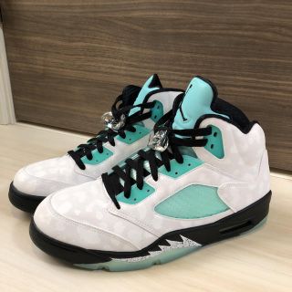 ナイキ(NIKE)のAIR JORDAN 5 RETRO ISLAND GREEN　28cm(スニーカー)