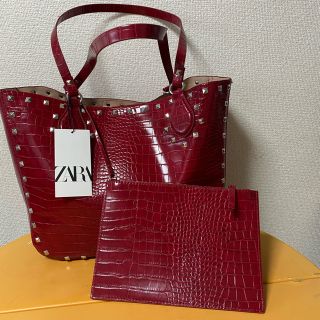 ザラ(ZARA)のZARAトートバッグハンドバッグ(トートバッグ)